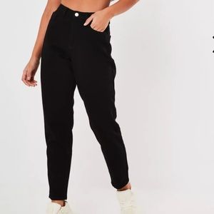 Missguided Black Mom Jeans